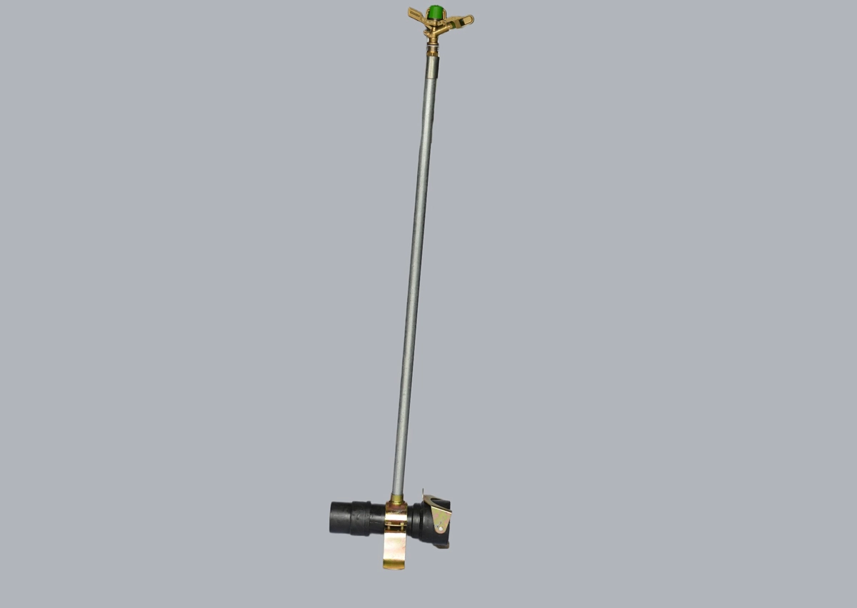 Sprinkler with riser pipe & service saddle